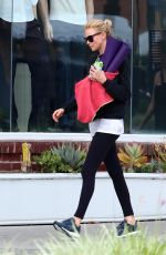 CHARLIZE THERON Leaves A Yoga Class 1211