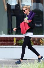 CHARLIZE THERON Leaves A Yoga Class 1211