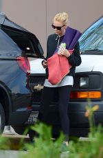 CHARLIZE THERON Leaves A Yoga Class 1211