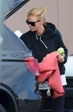 CHARLIZE THERON Leaves A Yoga Class 1211