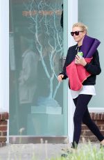 CHARLIZE THERON Leaves A Yoga Class 1211