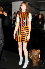 CHARLOTTE GAINSBOURG at Louis Vuitton Monogram Celebration in New York