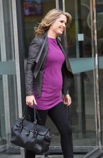 CHARLOTTE HAWKINS Leaves ITV Studios in London 2411