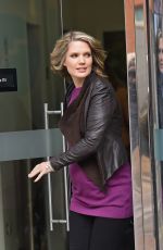 CHARLOTTE HAWKINS Leaves ITV Studios in London 2411