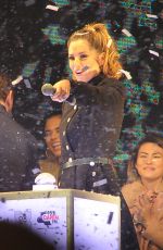 CHERYL COLE Switches Oxford street Christmas Lights in London