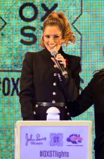 CHERYL COLE Switches Oxford street Christmas Lights in London