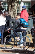 CHLOE MORETZ Riding a Bike on the Set of the 5th Wave in Atlanta