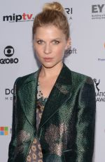 CLEMENCE POESY at International Academy of Television Arts & Sciences Emmy Awards in New York