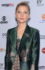 CLEMENCE POESY at International Academy of Television Arts & Sciences Emmy Awards in New York
