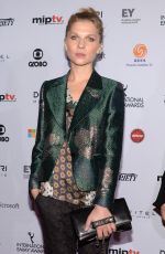 CLEMENCE POESY at International Academy of Television Arts & Sciences Emmy Awards in New York