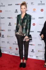 CLEMENCE POESY at International Academy of Television Arts & Sciences Emmy Awards in New York