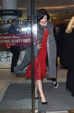 DAISY LOWE at Dolce & Gabbana Christmas Tree Party in London