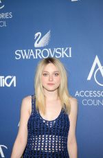DAKOTA FANNING at Accessories Council Ace Awards in New York