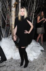 DAKOTA FANNING at Baz Dazzled Holiday Window Unveiling in New York