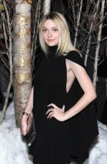 DAKOTA FANNING at Baz Dazzled Holiday Window Unveiling in New York