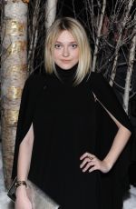 DAKOTA FANNING at Baz Dazzled Holiday Window Unveiling in New York