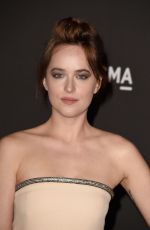 DAKOTA JOHNSON at 2014 Lacma Art + Film Gala in Los Angeles