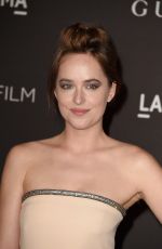 DAKOTA JOHNSON at 2014 Lacma Art + Film Gala in Los Angeles