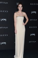 DAKOTA JOHNSON at 2014 Lacma Art + Film Gala in Los Angeles