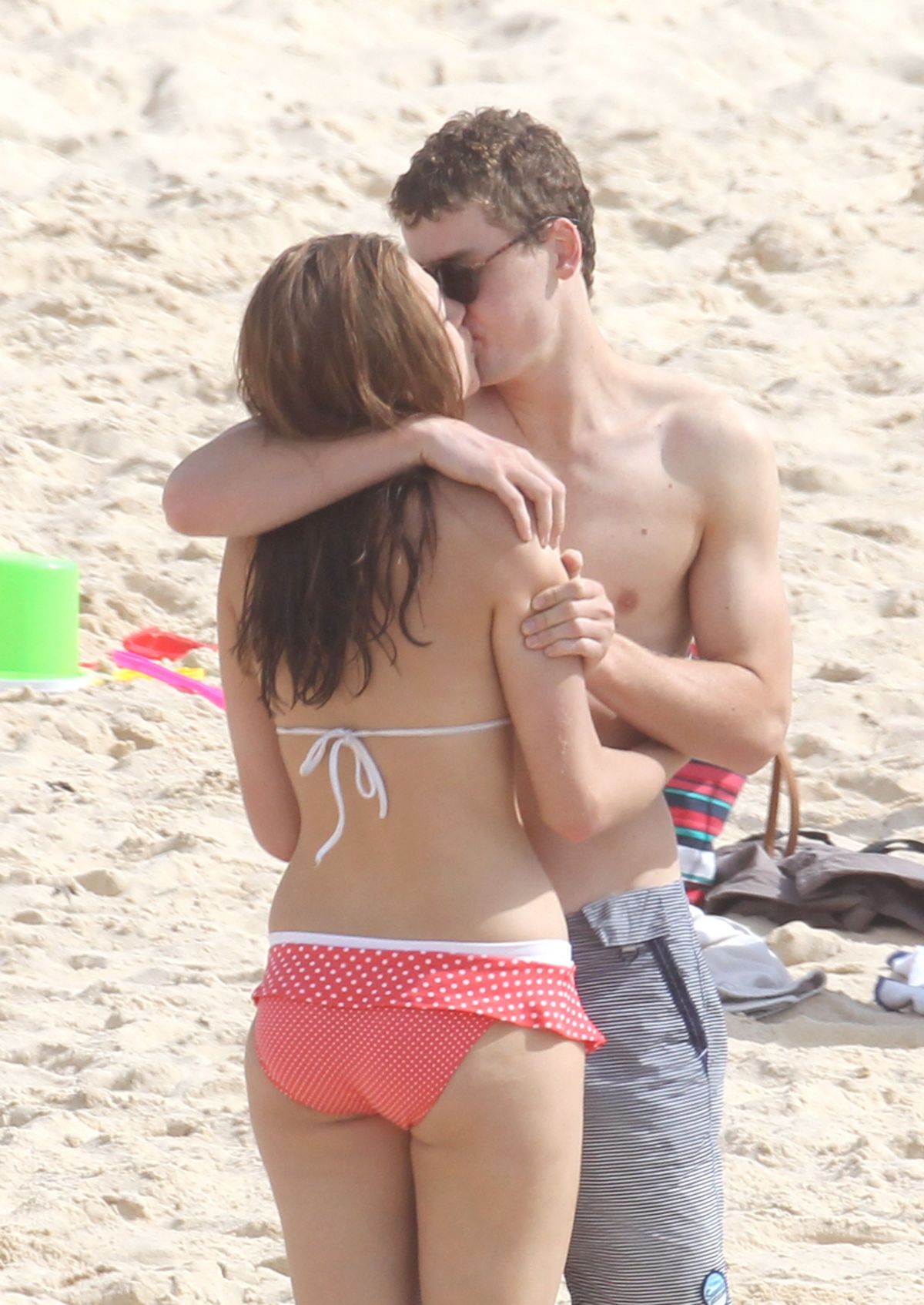DEMI HARMAN and Alec Snow at a Beach in Sydney