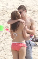 DEMI HARMAN and Alec Snow at a Beach in Sydney