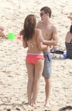 DEMI HARMAN and Alec Snow at a Beach in Sydney