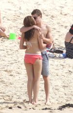 DEMI HARMAN and Alec Snow at a Beach in Sydney
