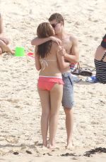 DEMI HARMAN and Alec Snow at a Beach in Sydney