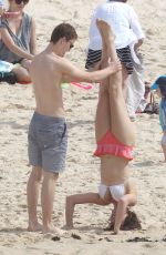 DEMI HARMAN and Alec Snow at a Beach in Sydney