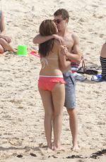 DEMI HARMAN and Alec Snow at a Beach in Sydney