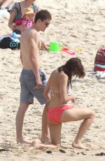 DEMI HARMAN and Alec Snow at a Beach in Sydney