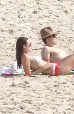 DEMI HARMAN and Alec Snow at a Beach in Sydney