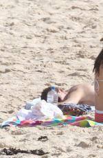 DEMI HARMAN and Alec Snow at a Beach in Sydney