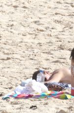 DEMI HARMAN and Alec Snow at a Beach in Sydney