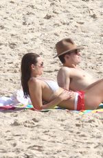 DEMI HARMAN and Alec Snow at a Beach in Sydney