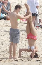 DEMI HARMAN and Alec Snow at a Beach in Sydney