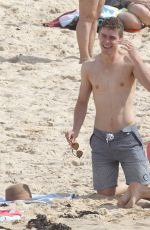 DEMI HARMAN and Alec Snow at a Beach in Sydney