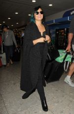 DEMI LOVATO Arrives at Heathrow Airport in london 1111