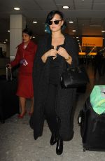 DEMI LOVATO Arrives at Heathrow Airport in london 1111