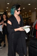 DEMI LOVATO Arrives at Heathrow Airport in london 1111