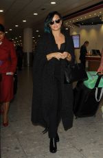 DEMI LOVATO Arrives at Heathrow Airport in london 1111