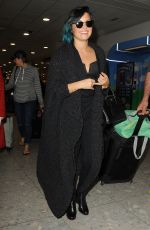 DEMI LOVATO Arrives at Heathrow Airport in london 1111