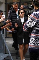 DEMI LOVATO Leaves NRJ Radio Studios in Paris