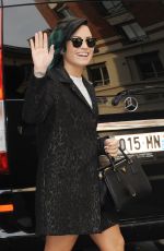 DEMI LOVATO Out and About in Paris