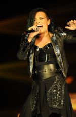 DEMI LOVATO Performs at 02 Arena in London