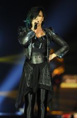 DEMI LOVATO Performs at 02 Arena in London