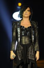 DEMI LOVATO Performs at 02 Arena in London