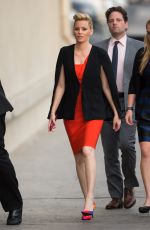 ELIZABETH BANKS Arrives at Jimmy Kimmel Live in Los Angeles