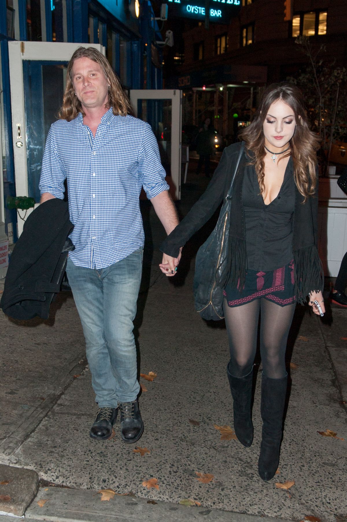 ELIZABETH GILLIES Night Out in New York ELIZABETH GILLIES Night Out in New York