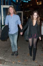 ELIZABETH GILLIES Night Out in New York